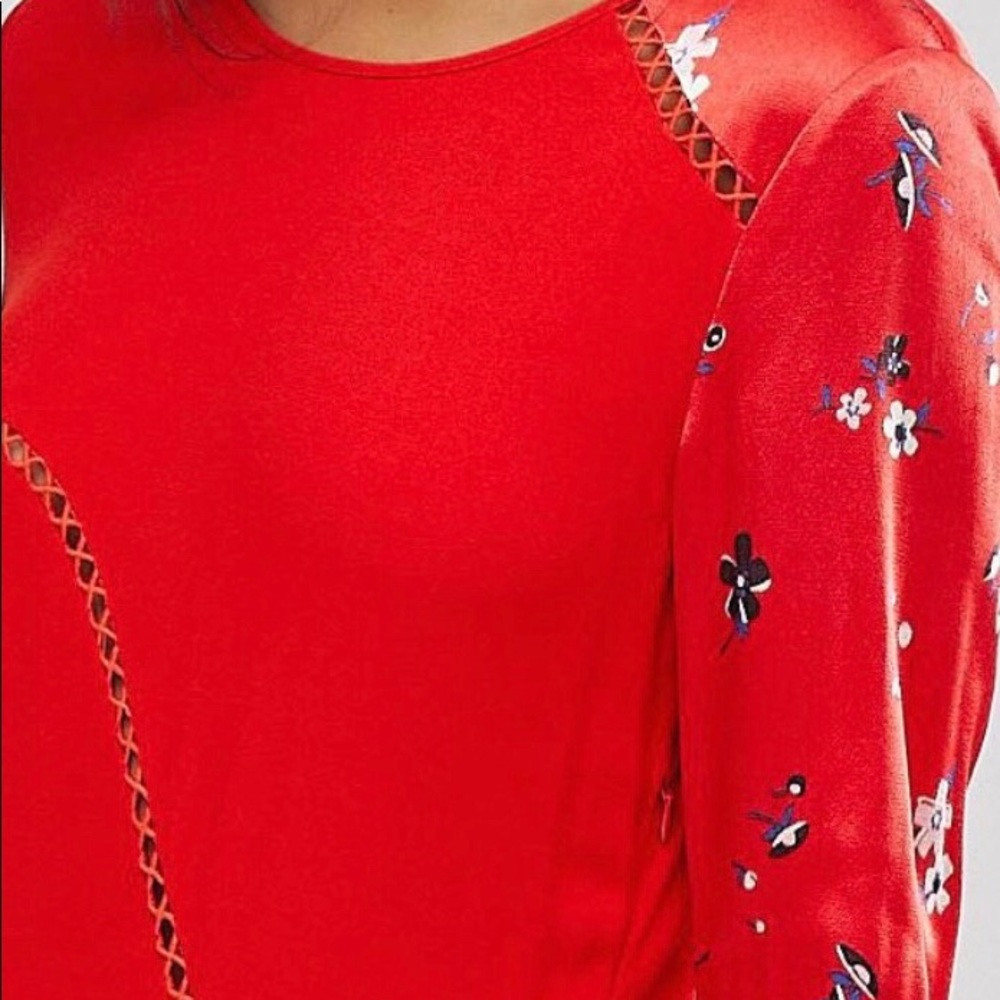 Max&Co Block Red Color Dress - Picture 8 of 11